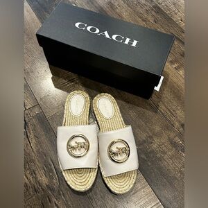 COACH Espadrille Sandals